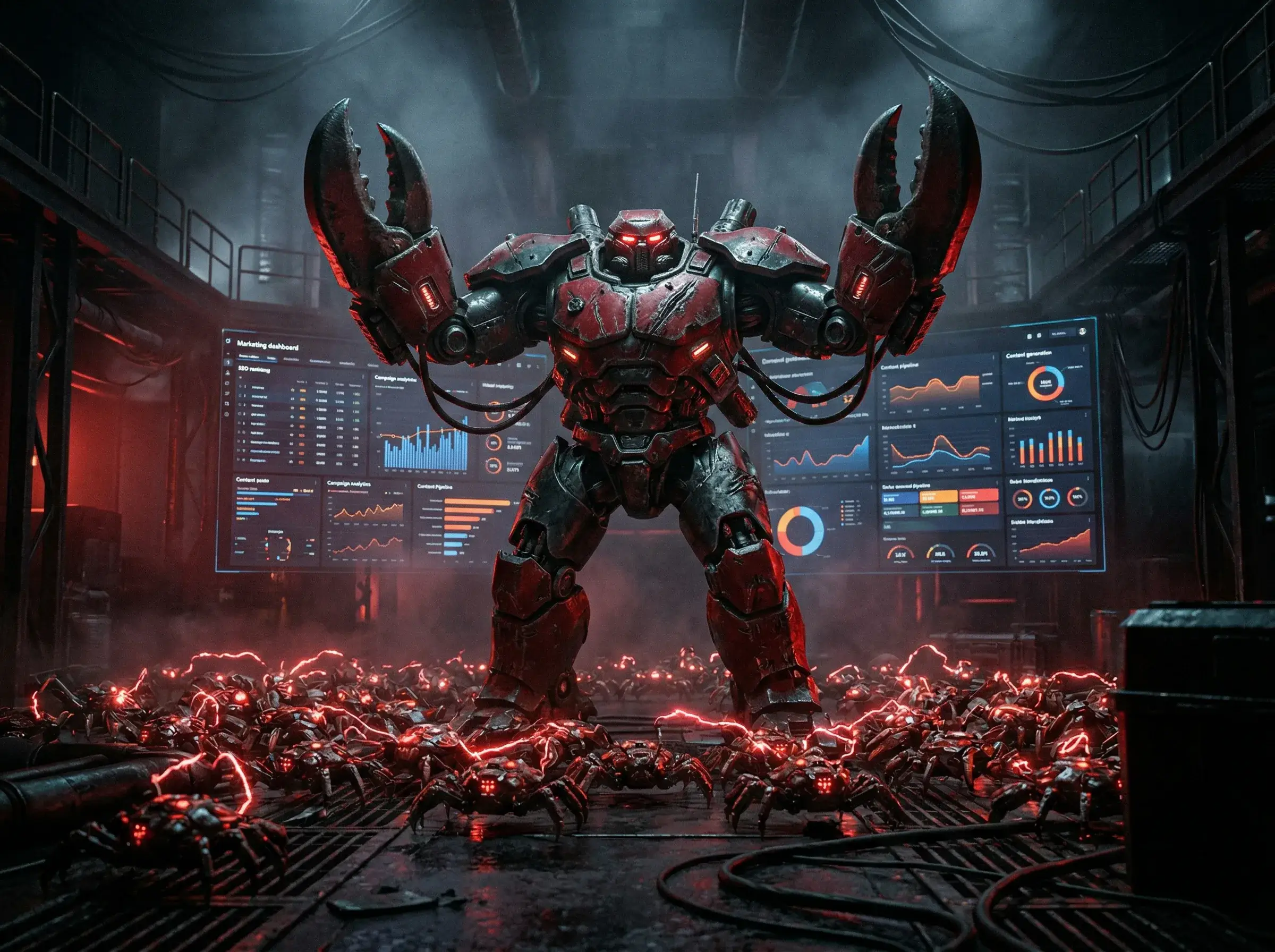 Marketing Claws — CMO-level AI agent warrior with coordinated sub-agent swarm